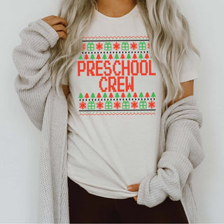 Teacher Ugly Sweater Christmas Tee - Limeberry Designs