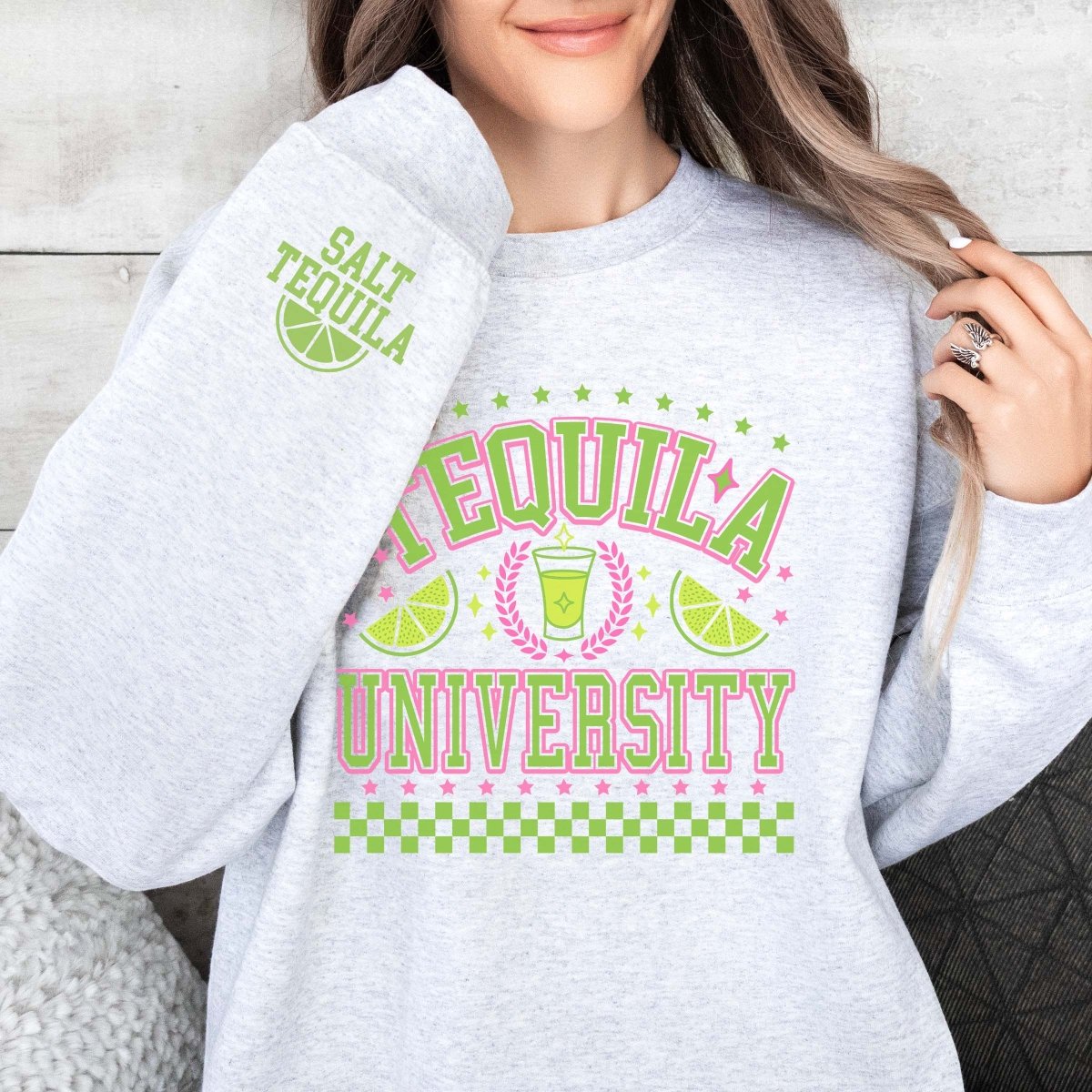 Tequila University Crew Sweatshirt - Limeberry Designs
