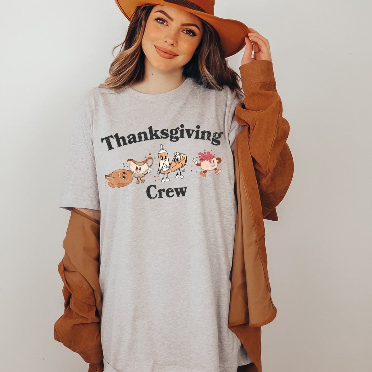 Thanksgiving Crew Characters Wholesale Tee - Limeberry Designs