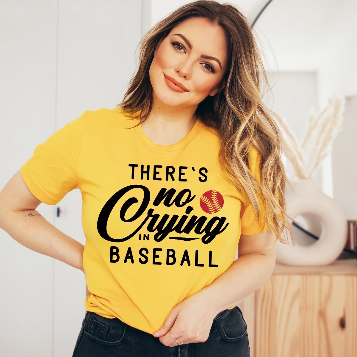 There is no Crying in Baseball Tee - Limeberry Designs