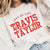 Travis Loves Taylor Crew Sweatshirt - Limeberry Designs