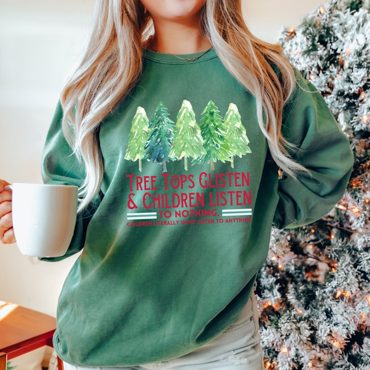 Tree tops Glisten Sweatshirt - Limeberry Designs