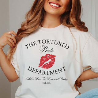 TTPD Lips Comfort Color Tee - Limeberry Designs