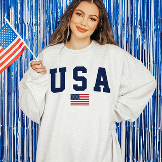 USA Flag Crew - Limeberry Designs