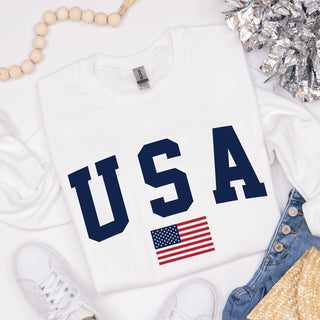 USA Flag Wholesale Crew - Limeberry Designs