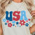 USA flowers Comfort Color Wholesale Tee - Limeberry Designs