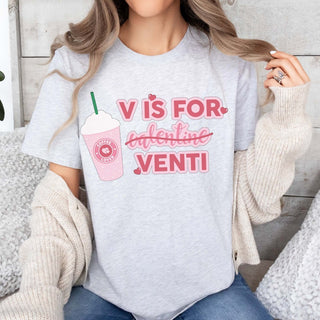 V Is For Venti Wholesale Tee - Limeberry Designs