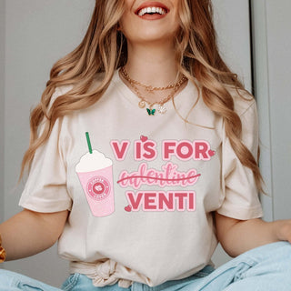 V Is For Venti Wholesale Tee - Limeberry Designs