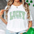Varsity Letter Lucky Vibes Wholesale Tee - Limeberry Designs
