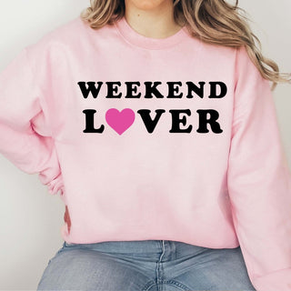 Weekend Lover Crew Sweatshirt - Limeberry Designs