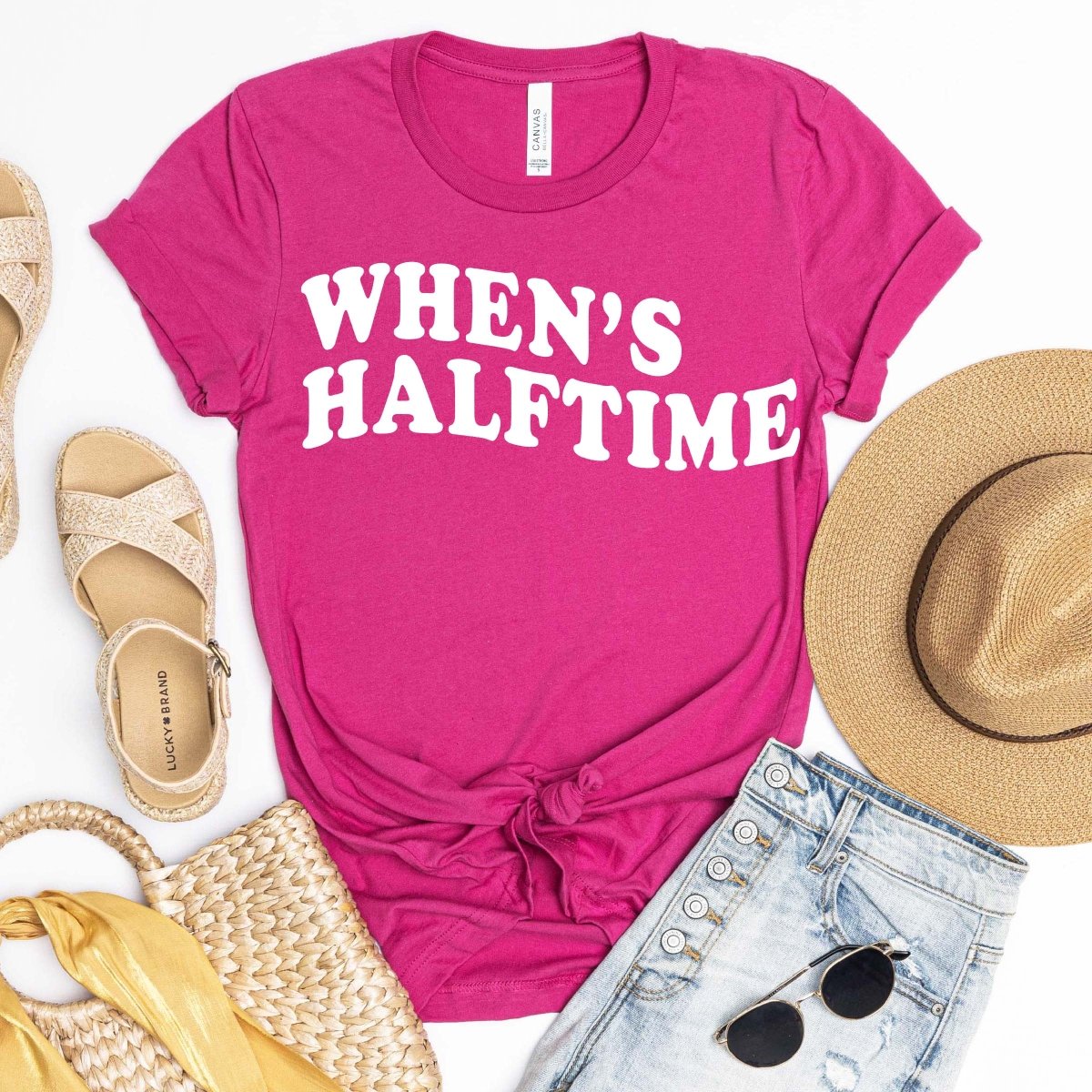 When Is Halftime Tee - Limeberry Designs