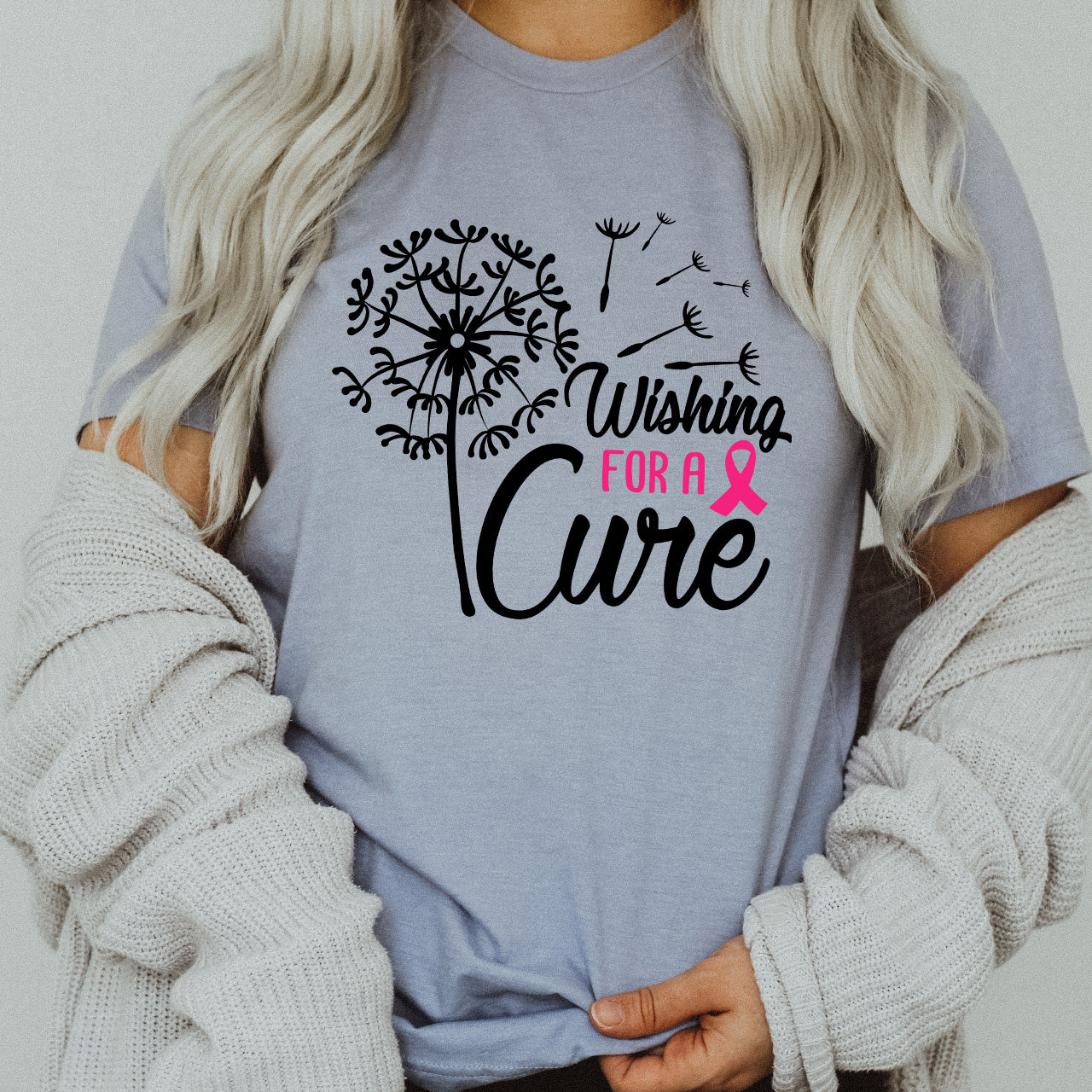 Wishing For a Cure Tee - Limeberry Designs