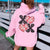 XOXO Disco Hearts Wholesale Back Of Hoodie - Limeberry Designs