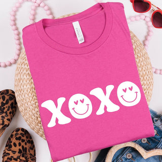 XOXO Happy White Wholesale Tee - Limeberry Designs