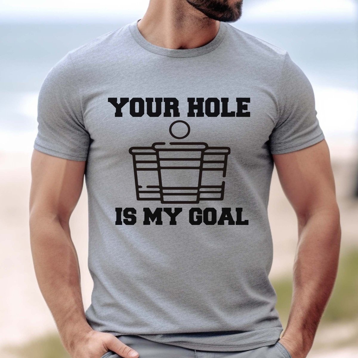 Your Hole is My Goal tee - Limeberry Designs